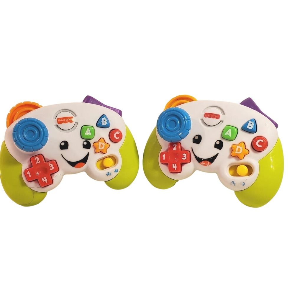 Fisher Price Laugh & Learn Game & Learn Controller Toddler Toy Pair Twin Set